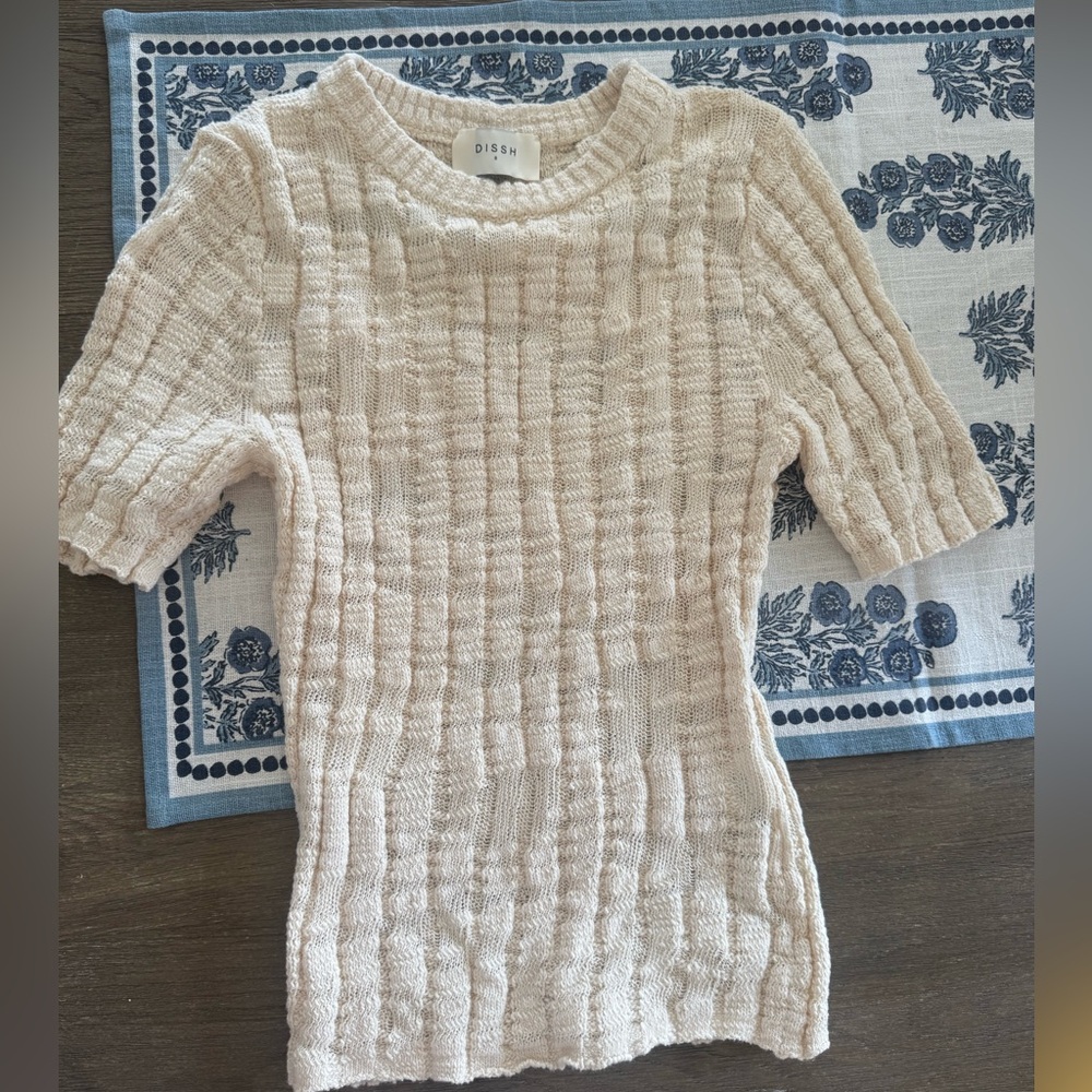 DISSH Cream Knit Sweater